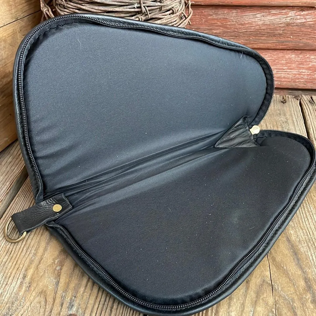 033 Large Pistol Case - Black & White w/