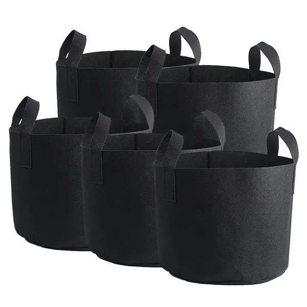 1/2/3/5/7/10 Gallon Vegetable Plants Pot Growing Container Flower Planting Black Aeration Bag