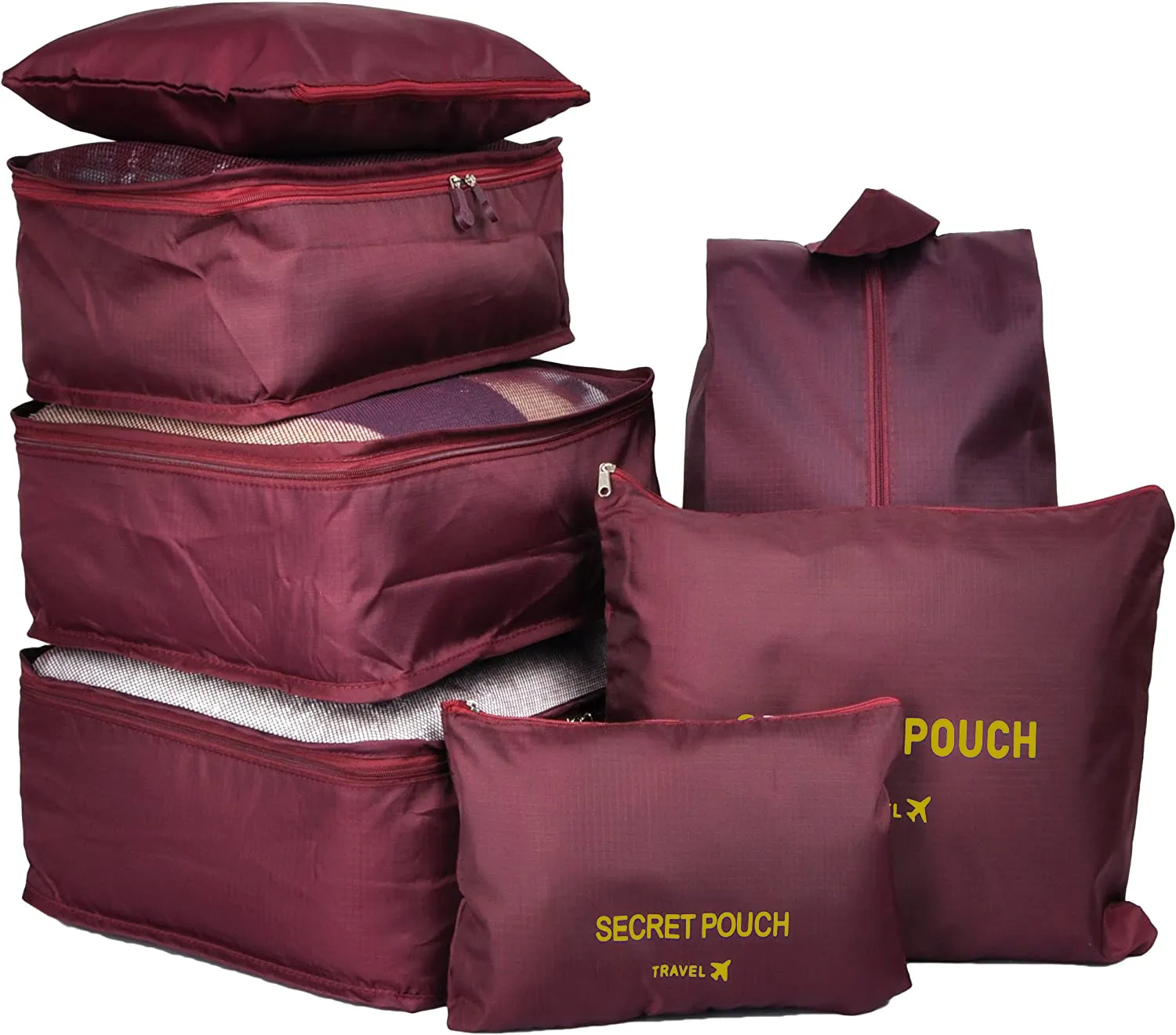 7 pcs Set travel organizer bags Large