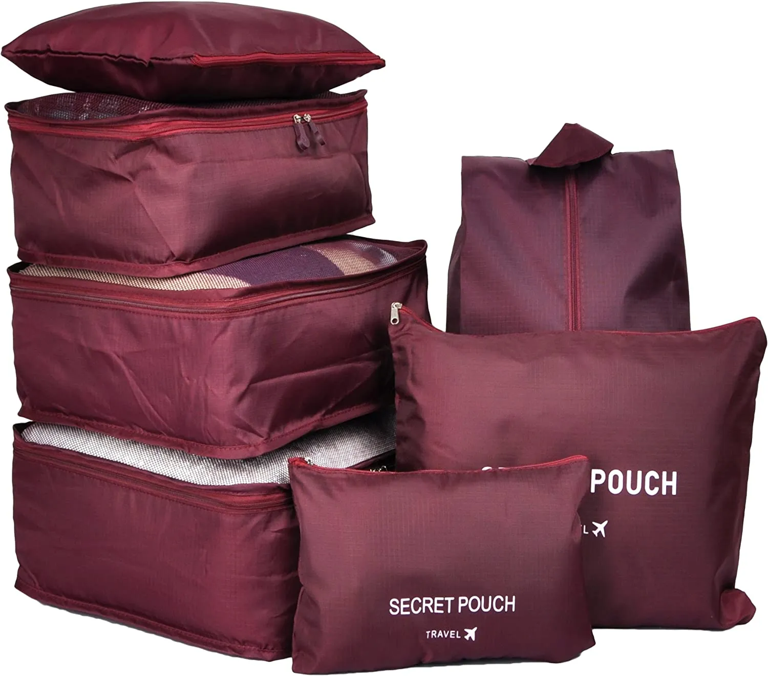 7 pcs Set travel organizer bags Large