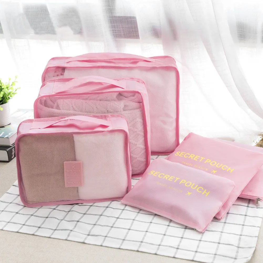 7 pcs Set travel organizer bags Large