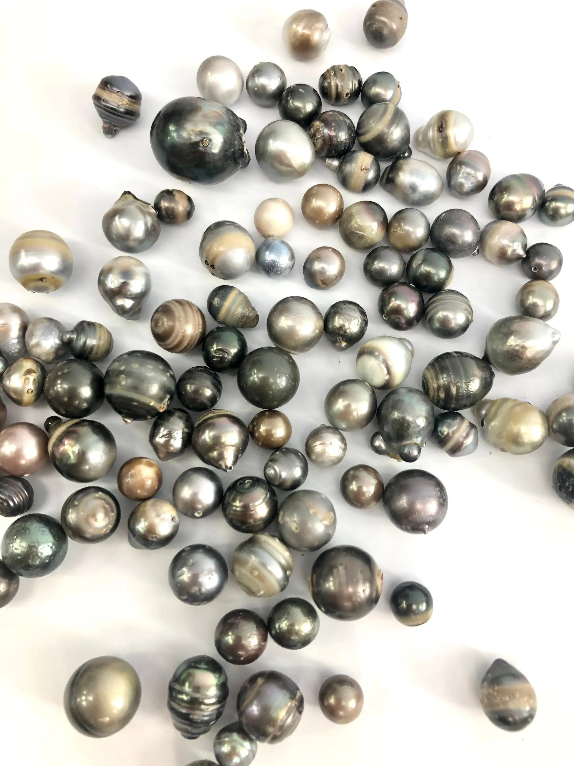 8 - 17mm , 100 bagged pearls , SKU#10023