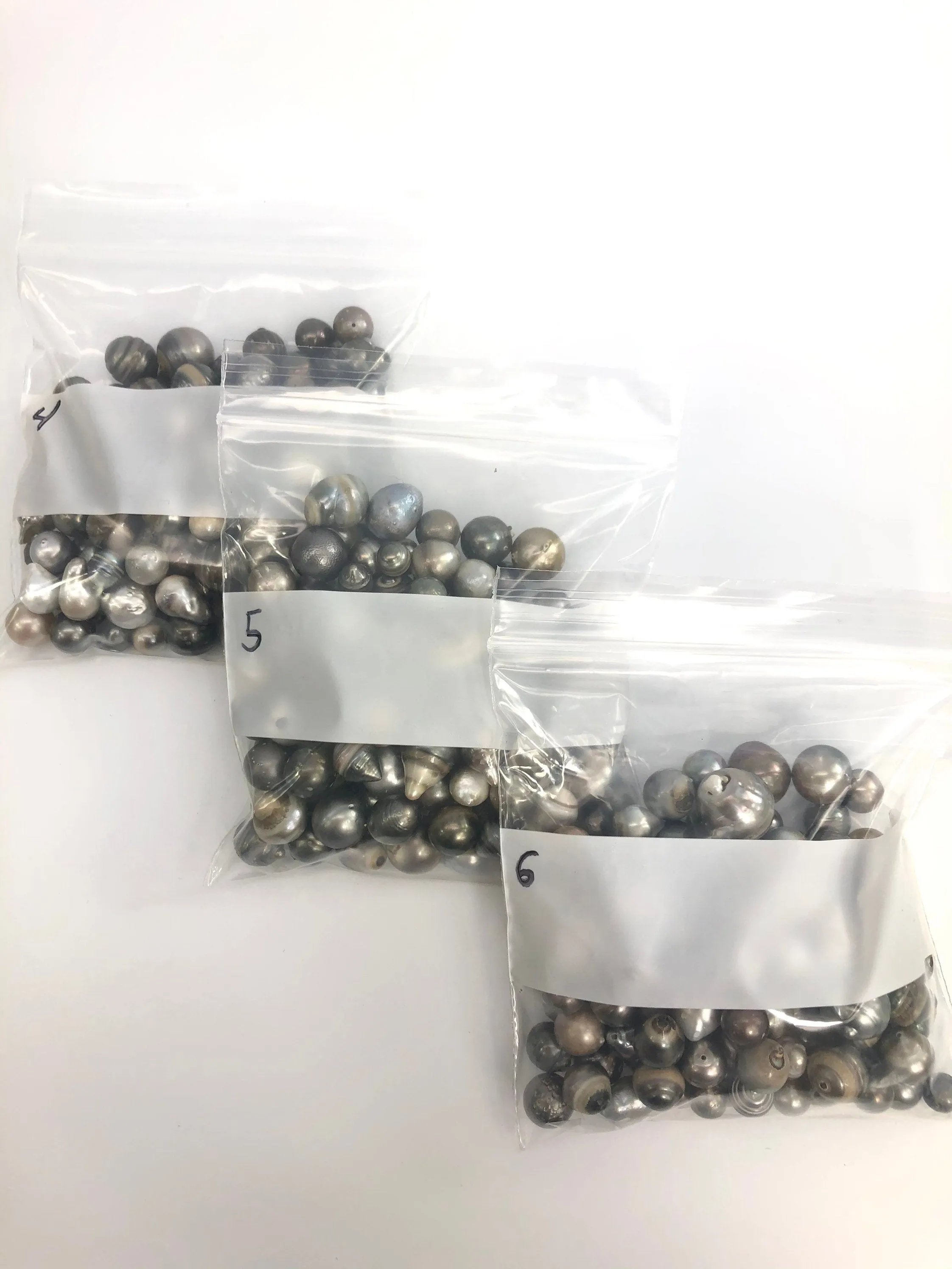 8 - 17mm , 100 bagged pearls , SKU#10023