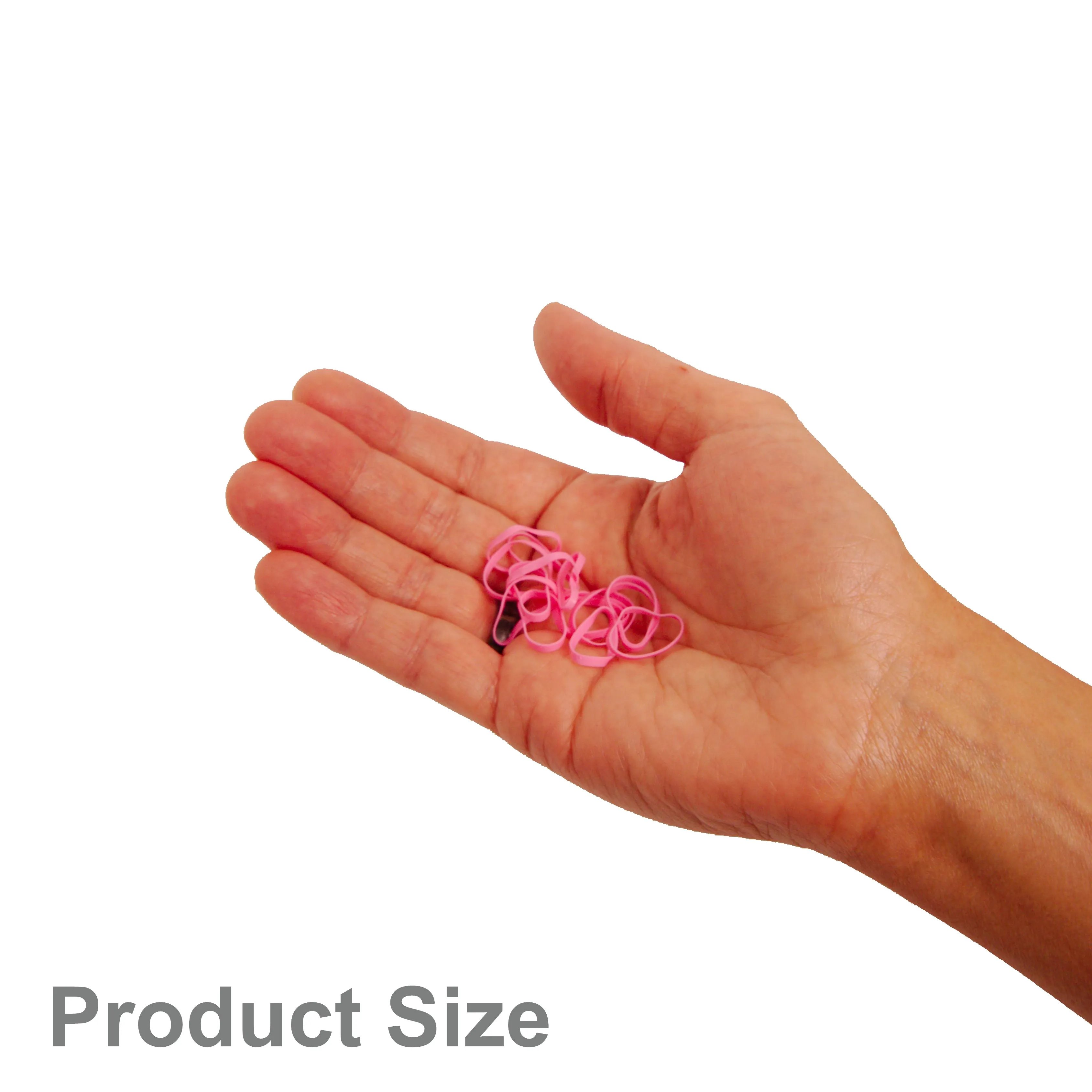 Amelia Beauty | 1/2in, Fuchsia, Tangle Free Elastic Pony Tail Holders | Made in USA, Ideal for Ponytails, Braids, Twists. For Women, Girls. Pain Free, Snag Free, Easy Off | 500 Pack