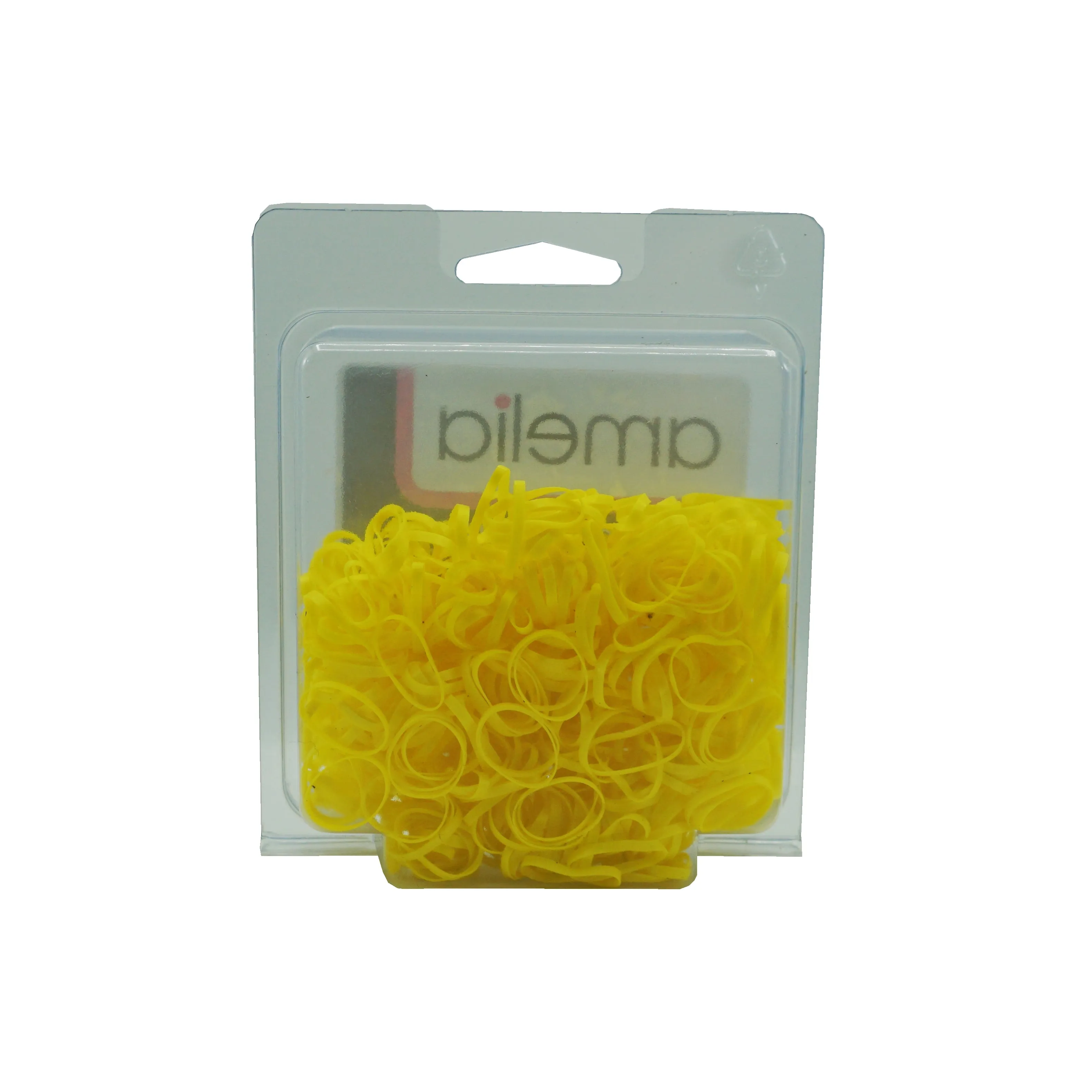 Amelia Beauty | 1/2in, Yellow, Tangle Free Elastic Pony Tail Holders | Made in USA, Ideal for Ponytails, Braids, Twists. For Women, Girls. Pain Free, Snag Free, Easy Off | 500 Pack