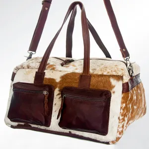 American Darling ADBGS264DTAW Duffel Hair-On Genuine Leather Women Bag Western Handbag Purse