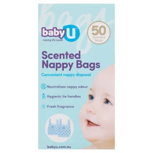 BabyU Scented Nappy Bags 50 Pack