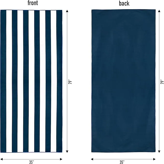 BANG&CARSEN Extra Large Beach Towel in A Waterproof Bag - XXL Beach Towel Quick Dry Sand Free Super Absorbent - Perfect for Travel, Beach, Pool, Camping, Yoga and Gym
