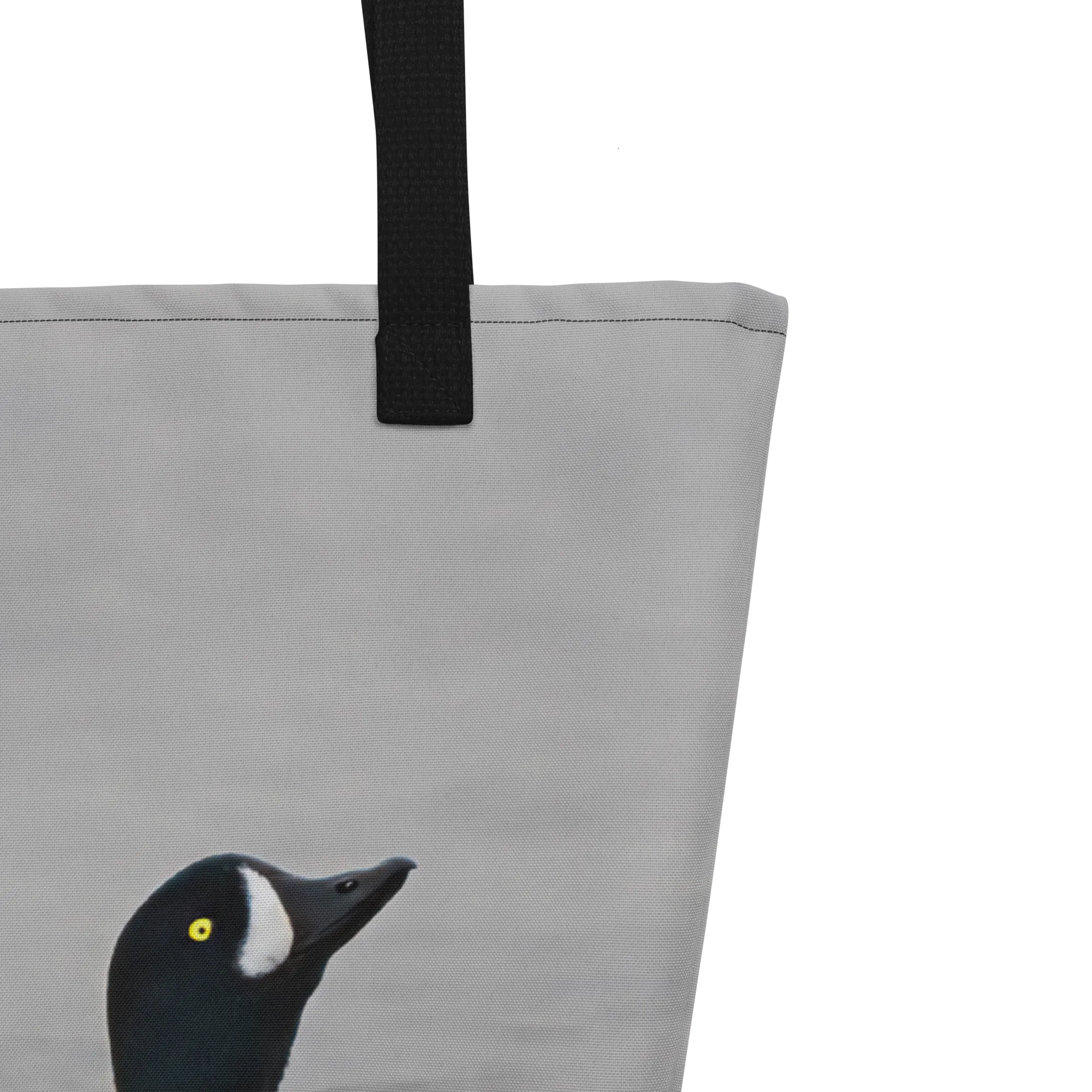 Barrow's Golden Eye All-Over Print Large Tote Bag