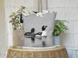 Barrow's Golden Eye All-Over Print Large Tote Bag