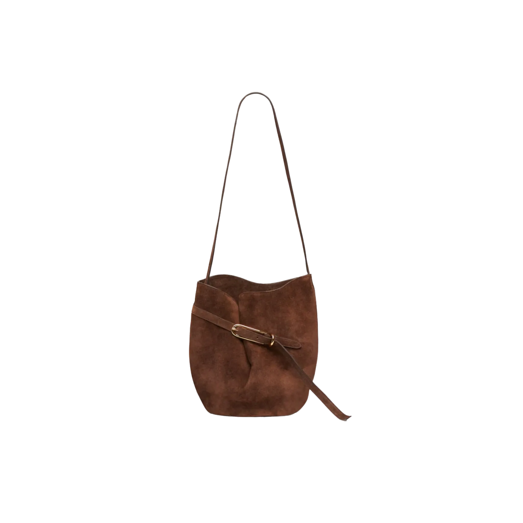 Belted Bucket Bag