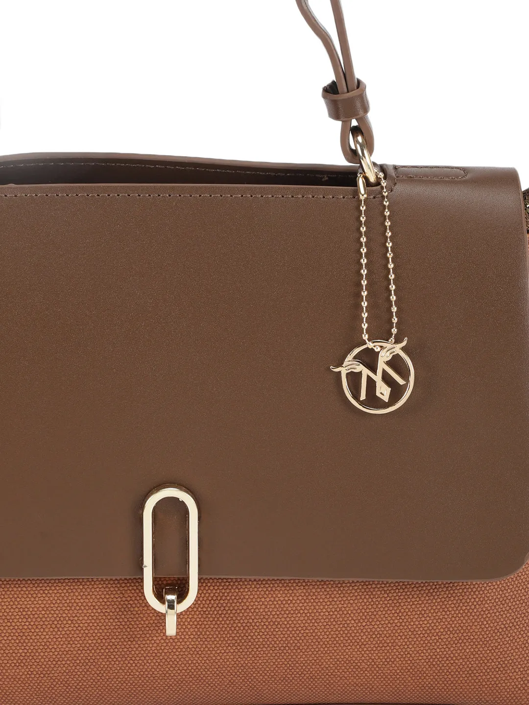 Biluxe Brown Satchel Bag