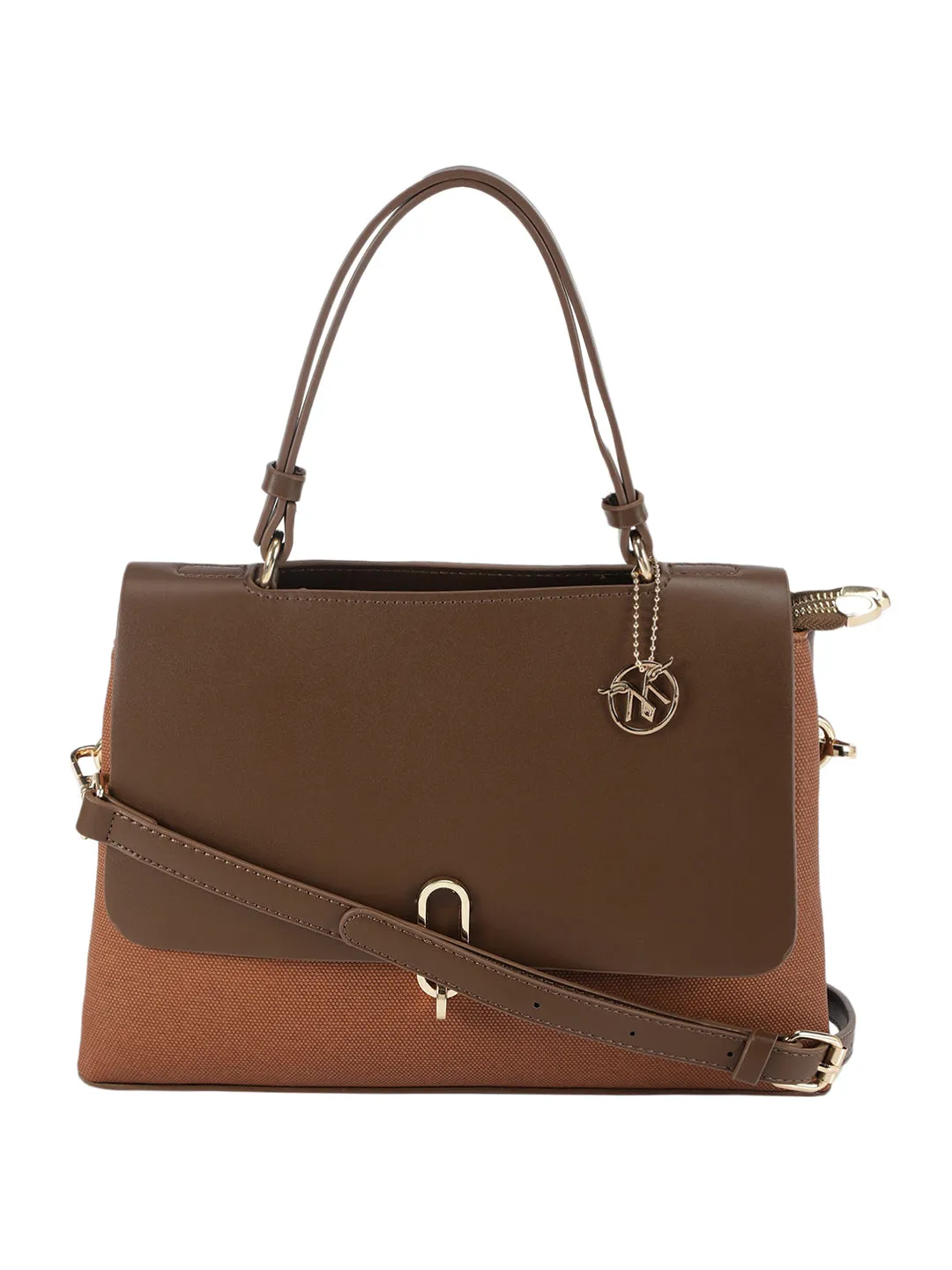 Biluxe Brown Satchel Bag