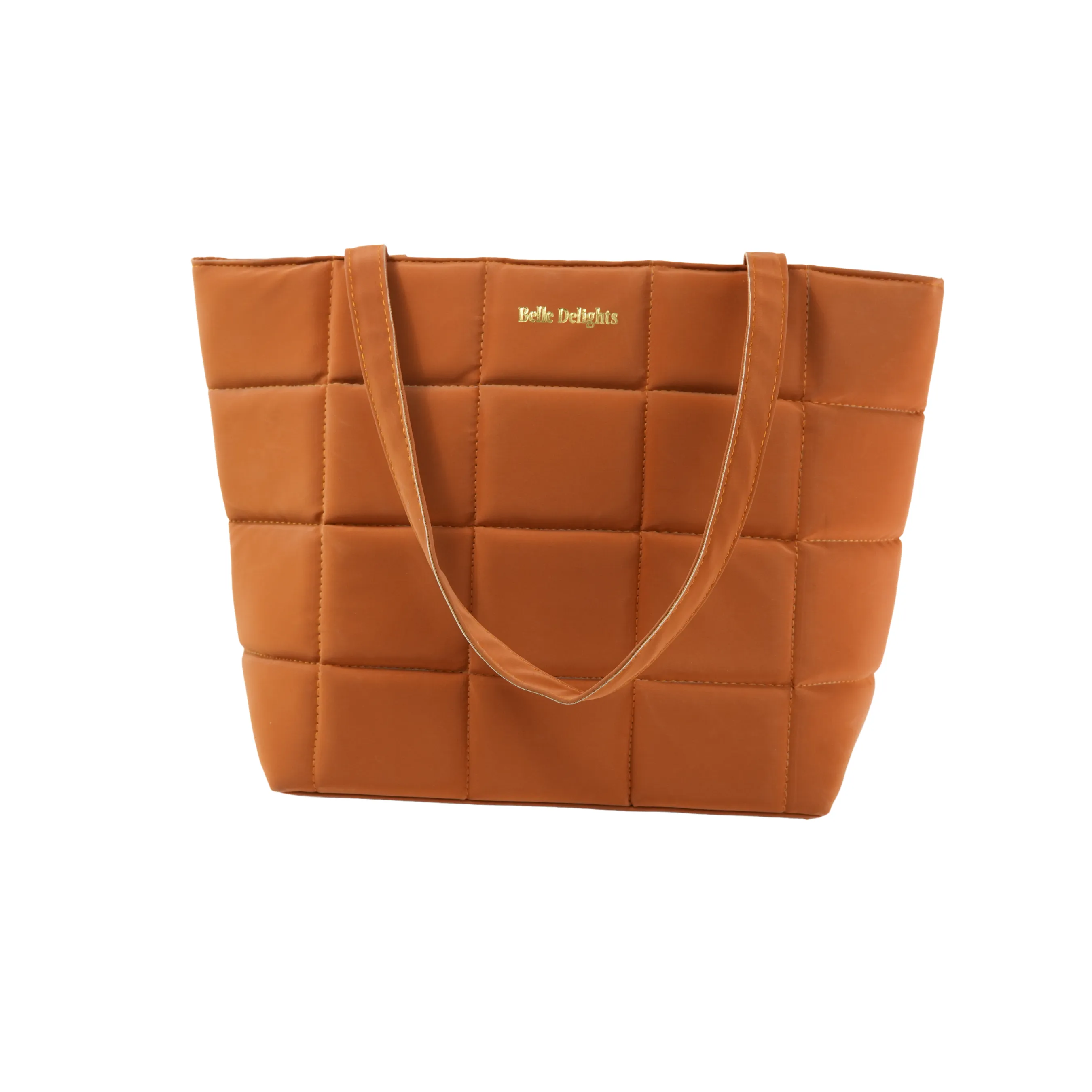 Brown Belle Luxe Tote Bag