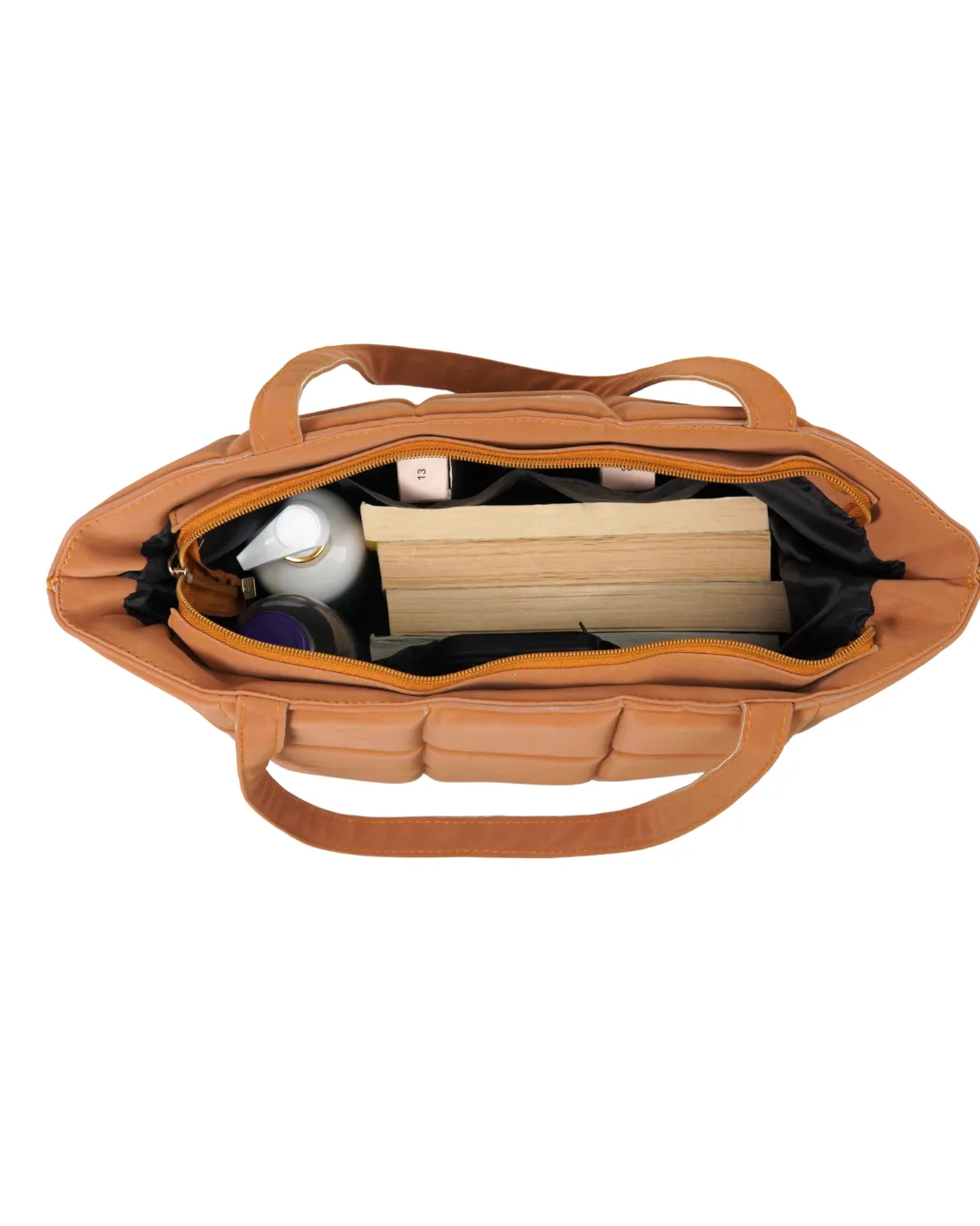 Brown Belle Luxe Tote Bag