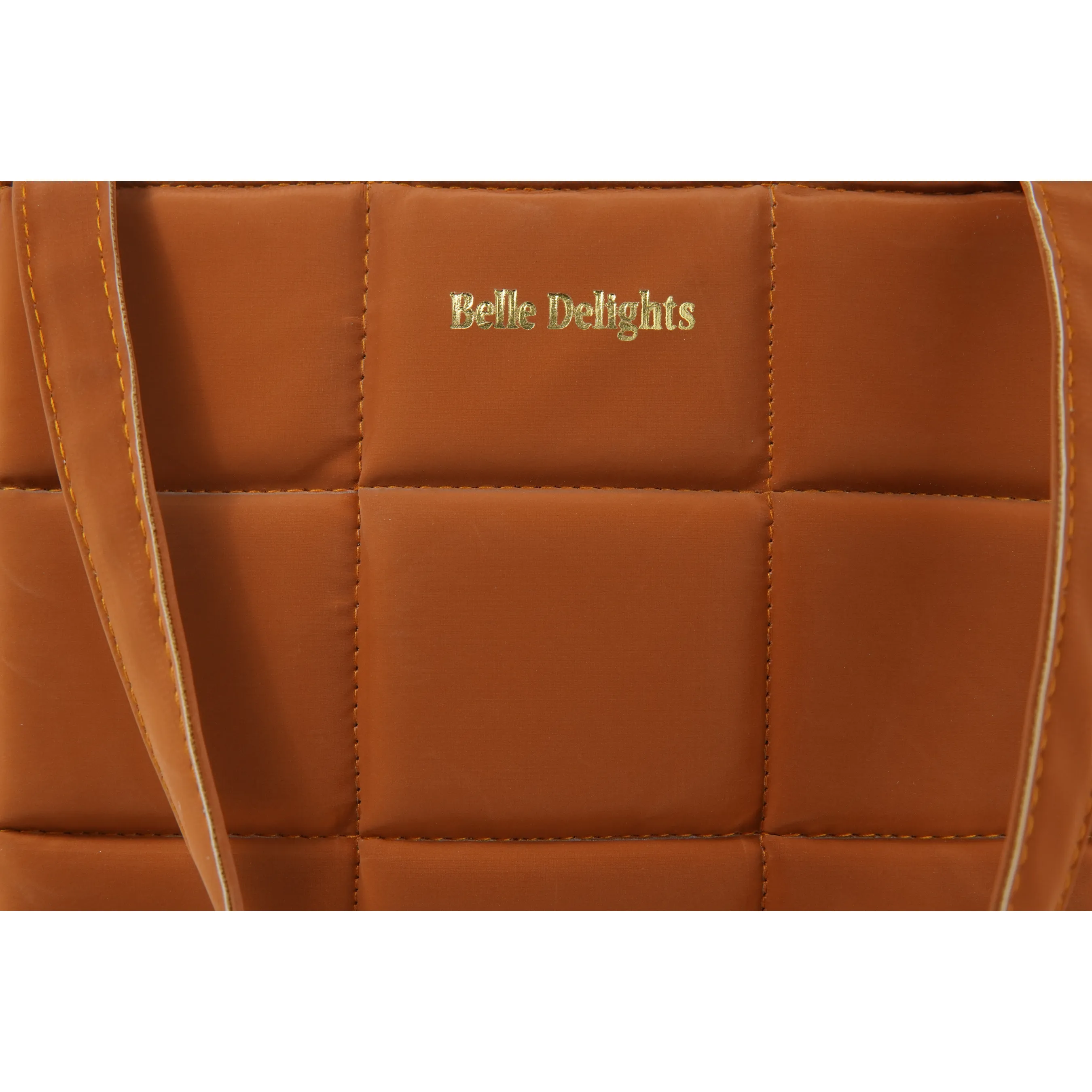 Brown Belle Luxe Tote Bag
