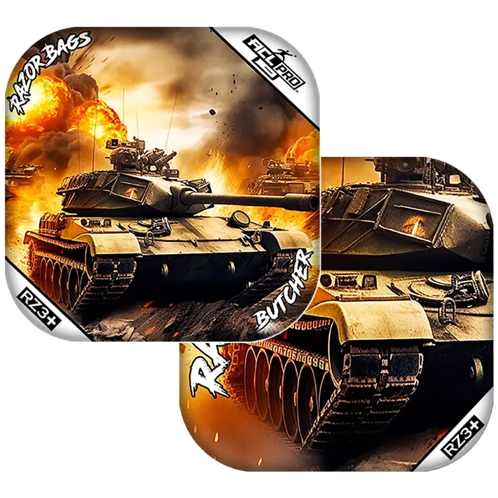 Butcher | Hero Tank | ACL PRO Razor Cornhole Bags