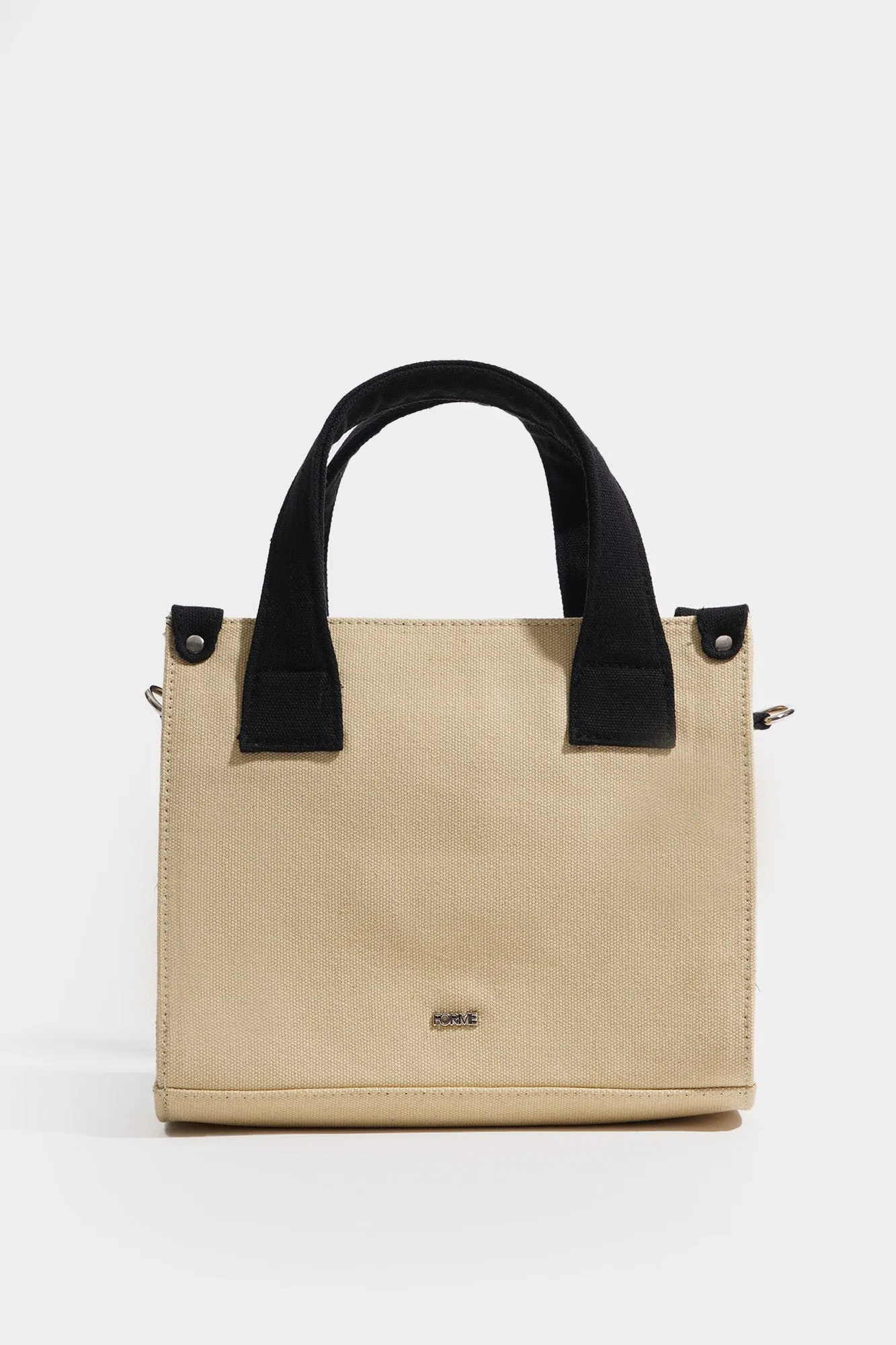 Canvas Sling Bag with Contrast Detail