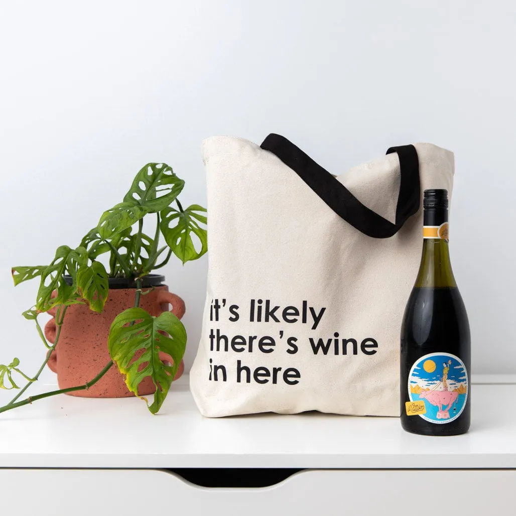 Canvas Tote by Nutmeg Creative - it's likely there's wine in here