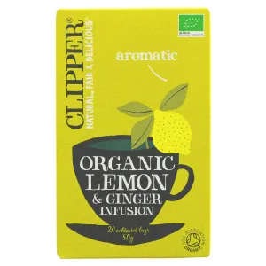 Clipper | Lemon & Ginger | 20 bags