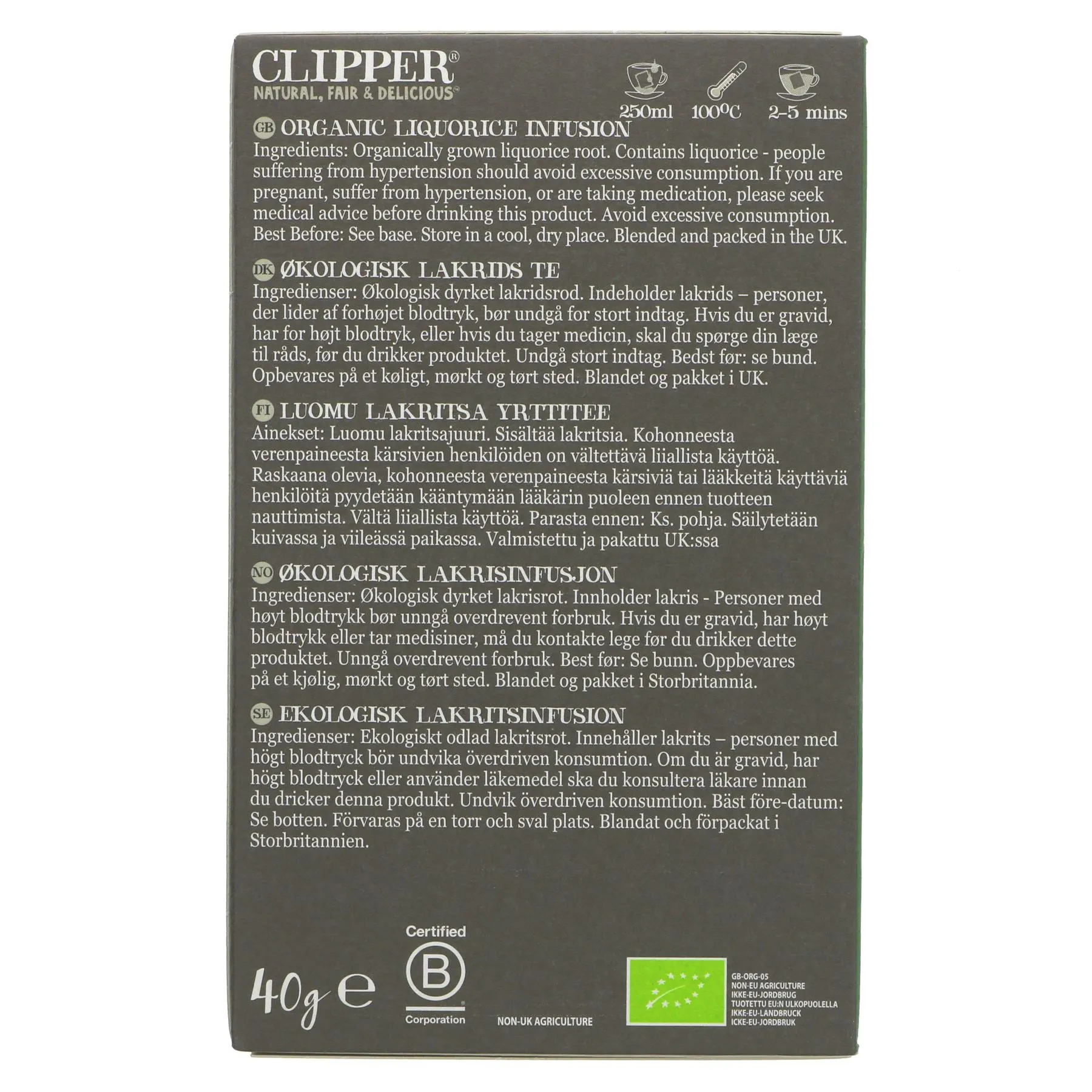 Clipper | Liquorice | 20 bags