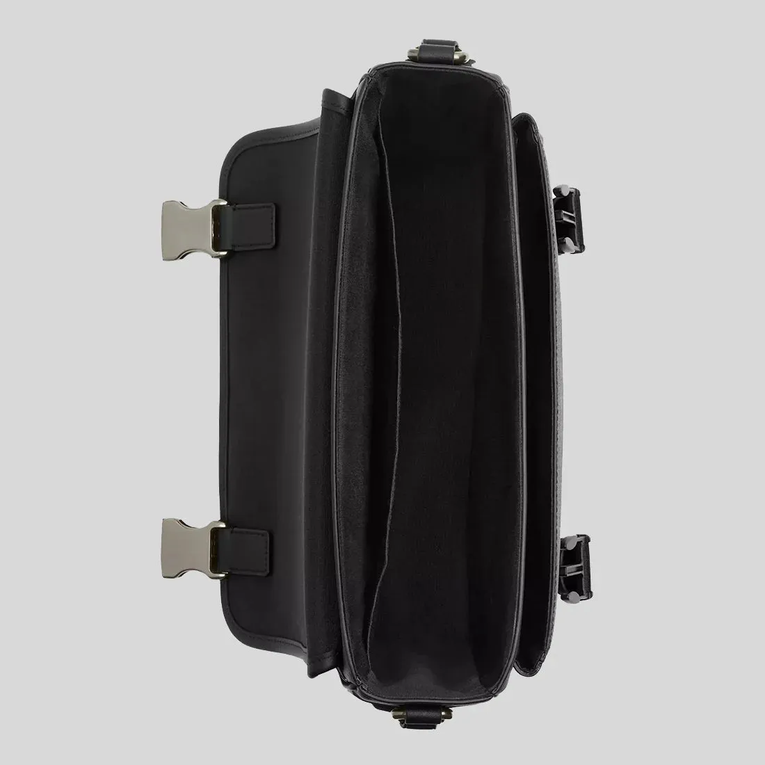 COACH Racer Messenger In Signature Canvas Charcoal/Black RS-CT716
