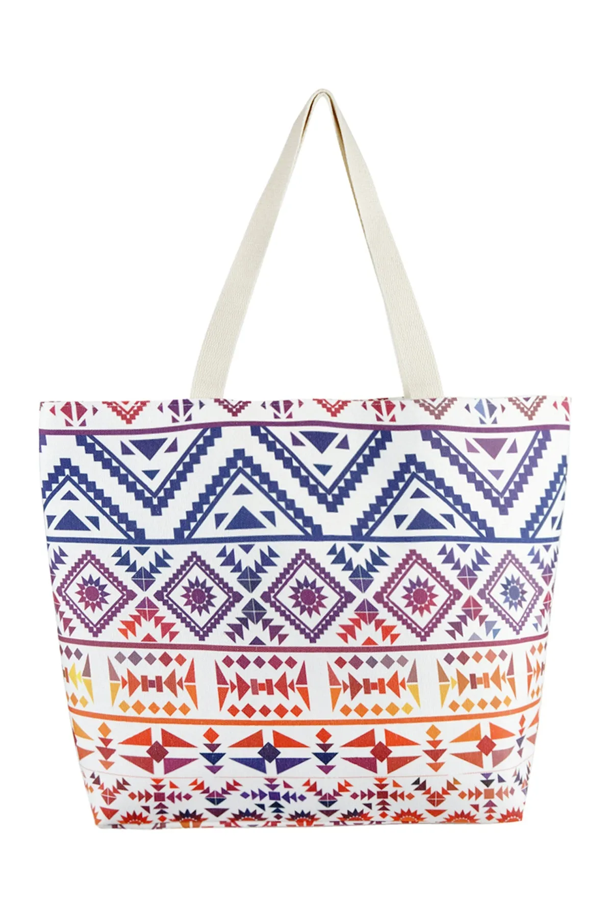 COLORFUL TRIBAL TOTE BAG