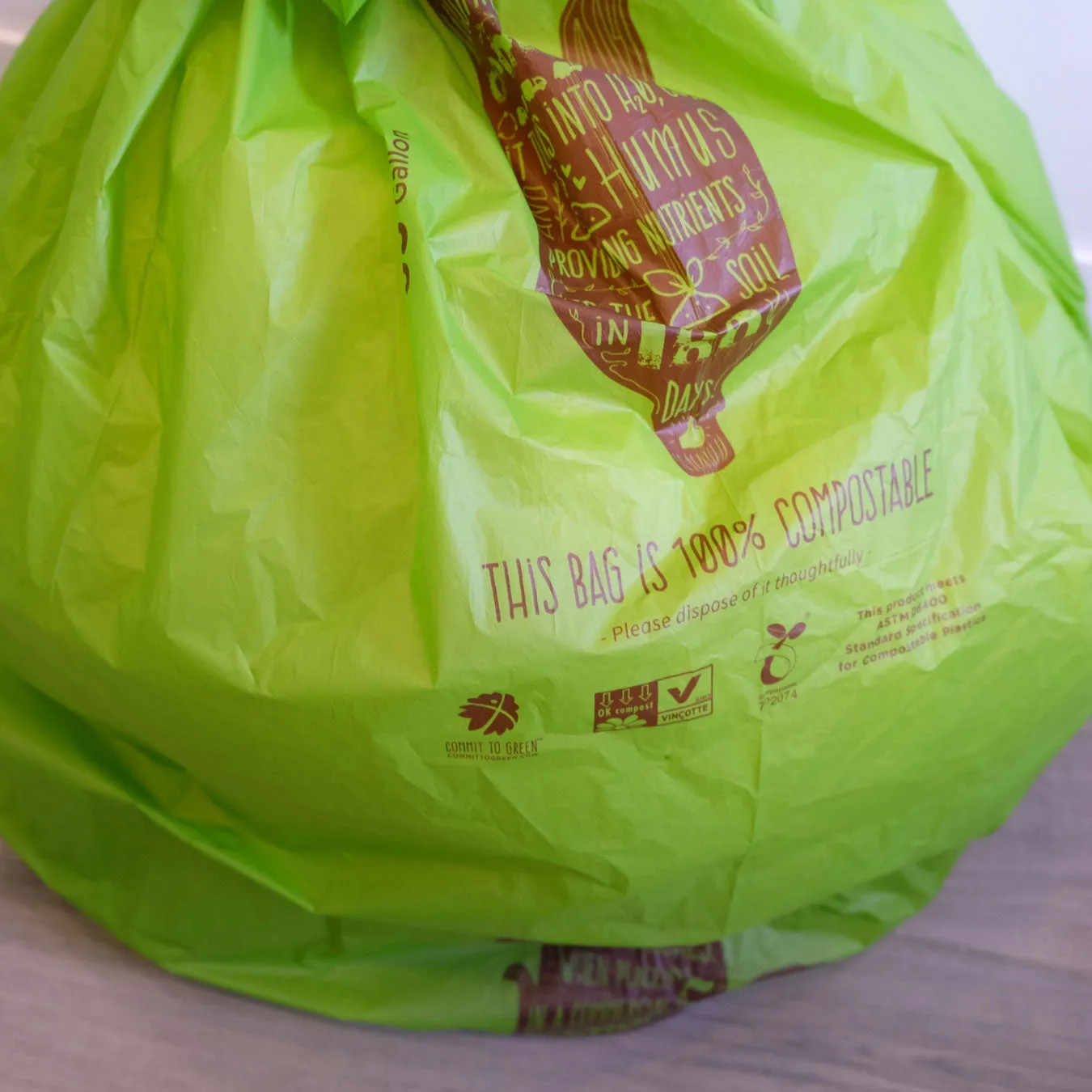 Compostable Trash Bin Liners<br>23 Gallon x4