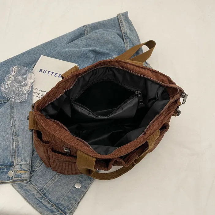 Corduroy Book Tote