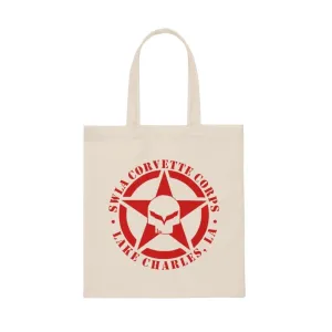 Corvette Club Logo Canvas Tote Bag