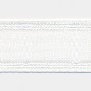 Cotton Gauze Ribbon #01 White