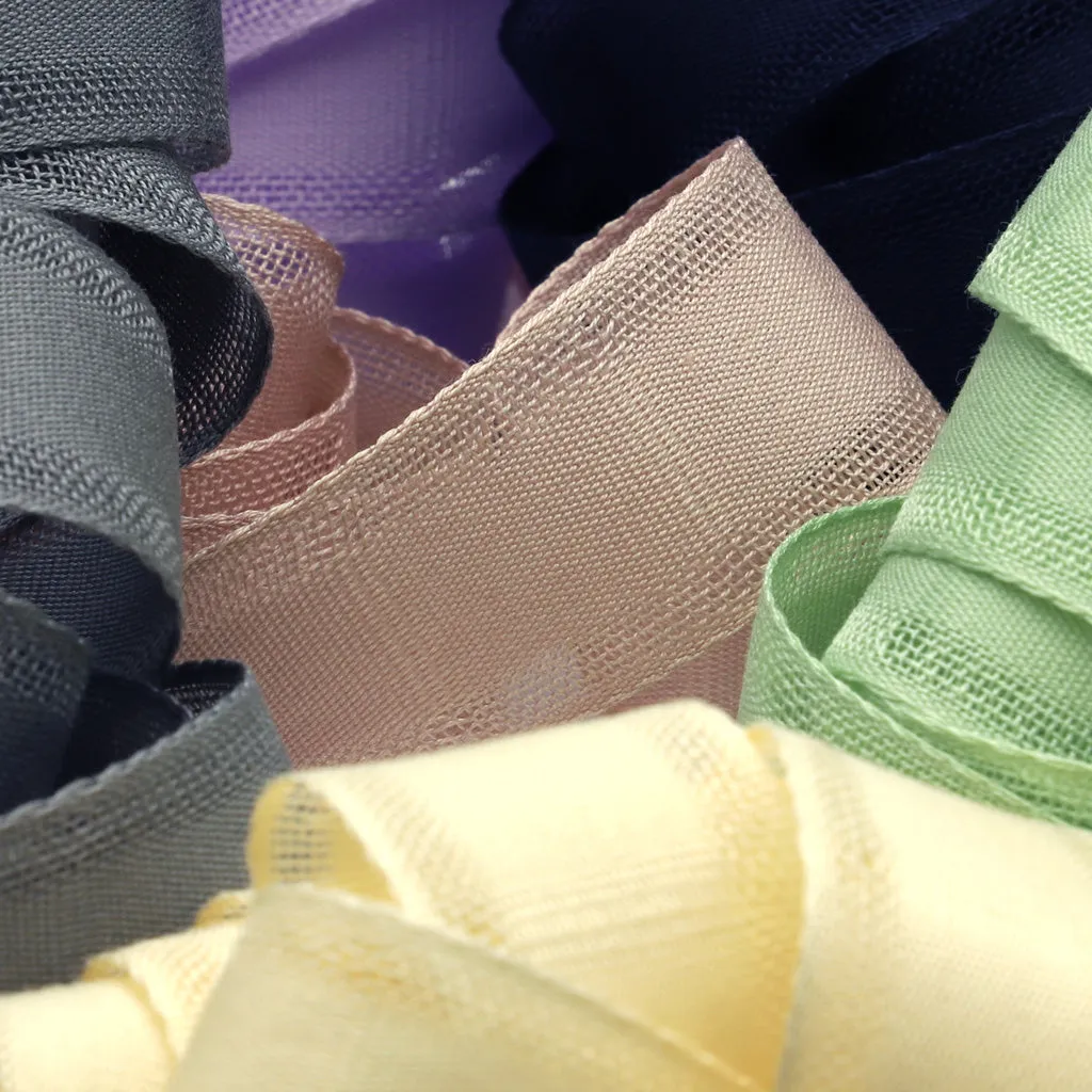 Cotton Gauze Ribbon #07 Crystal Gray