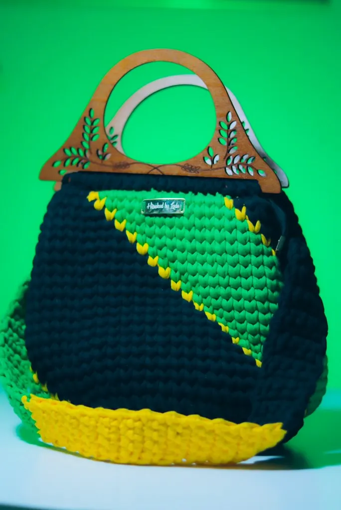 Covered version: 'Nana' Multicolored bucket bag