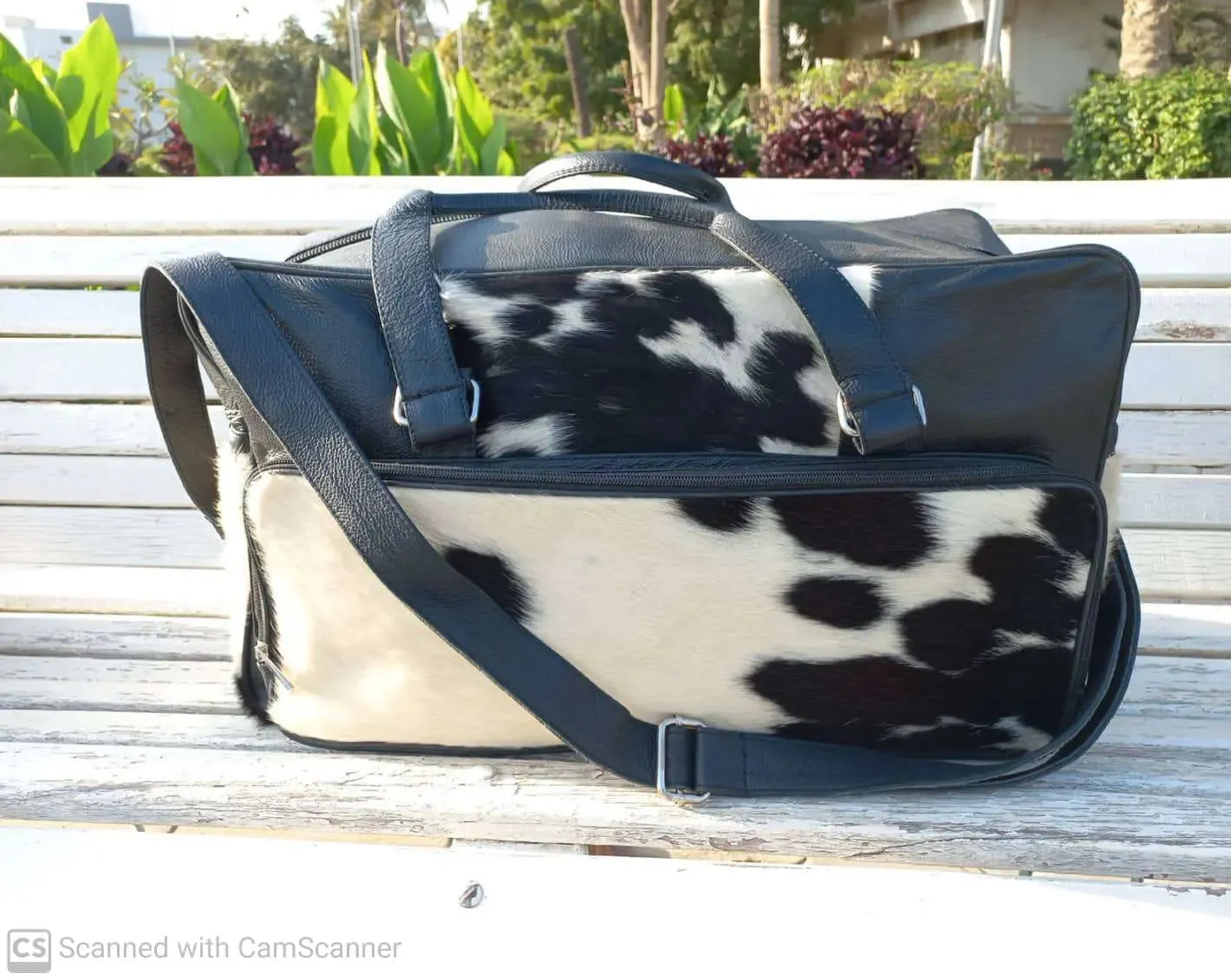 Cowhide Duffel Bag Leather Duffel Bag