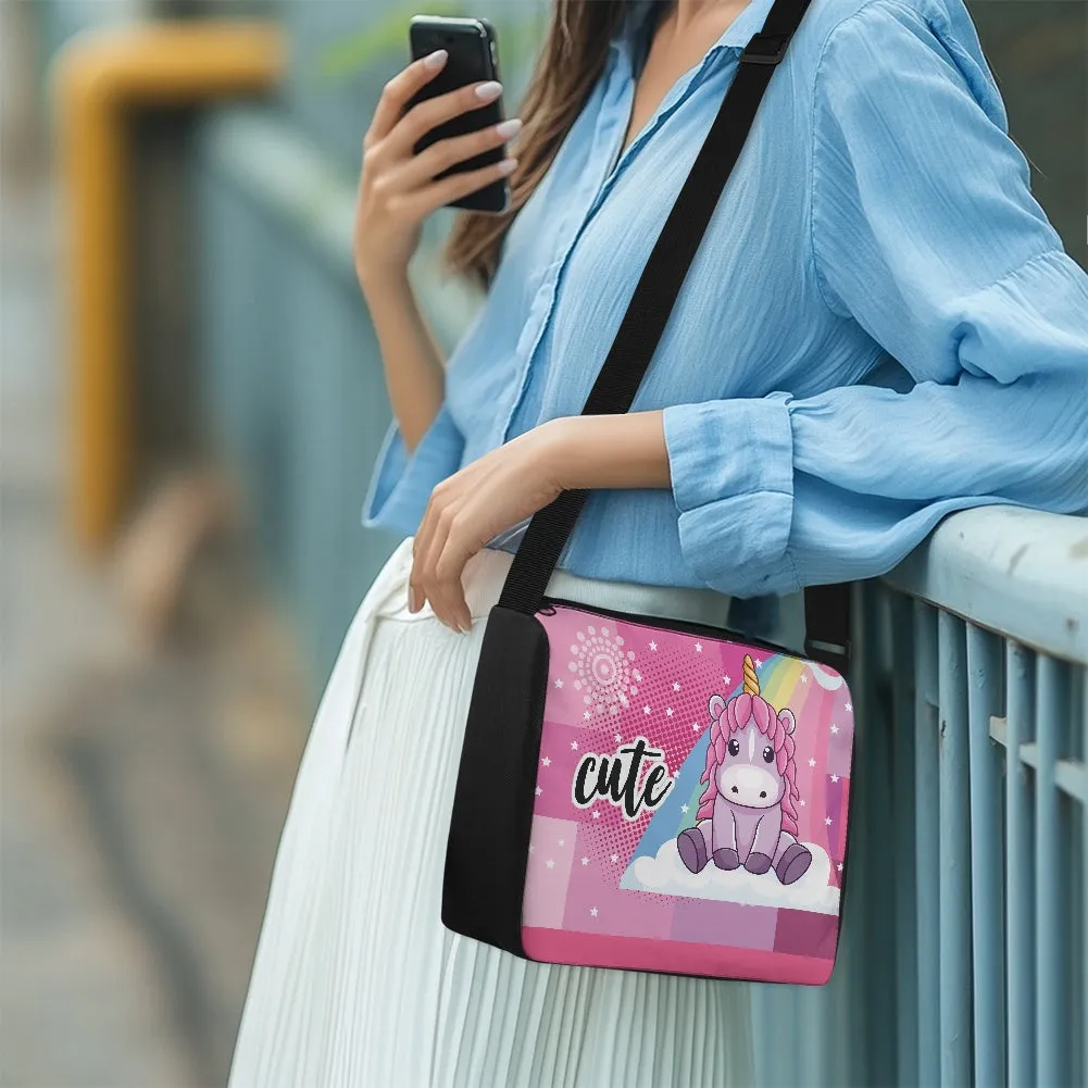 Cute Unicorn Large Capacity Underarm Bag