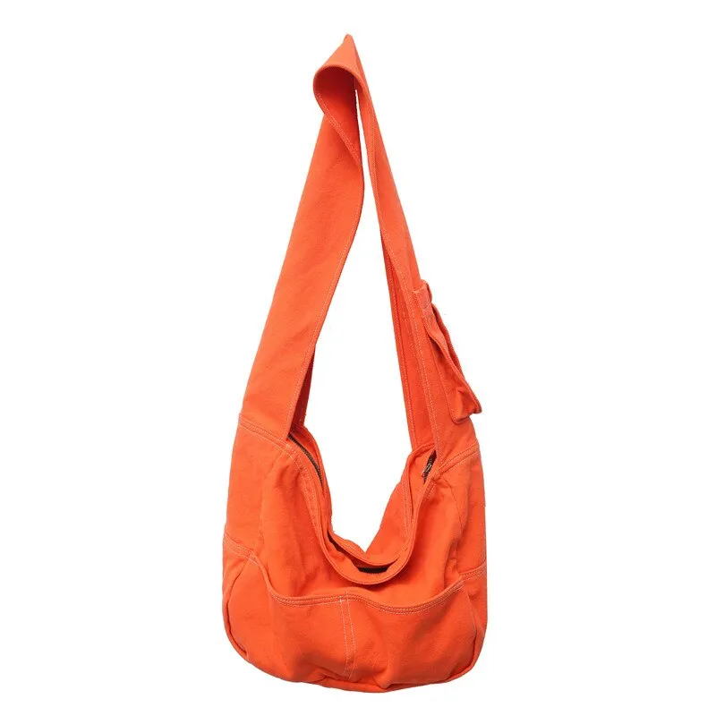 Cyflymder New Canvas Shoulder Bags For Women Casual Female Handbags Jeans Big Shopping Eco Bag Denim Large Capacity Crossbody Bags