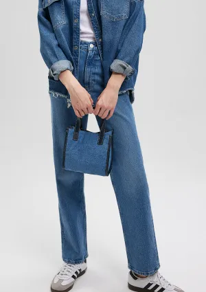 Denim Mini Tote Bag
