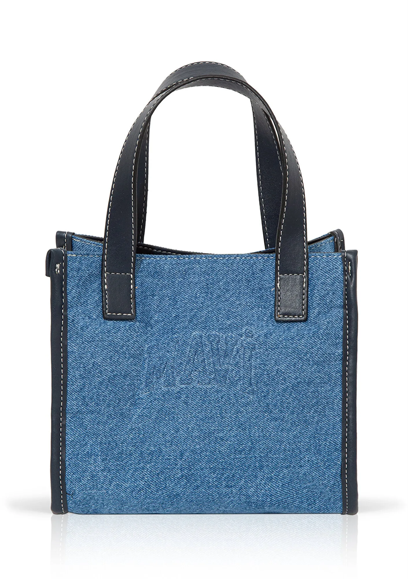 Denim Mini Tote Bag