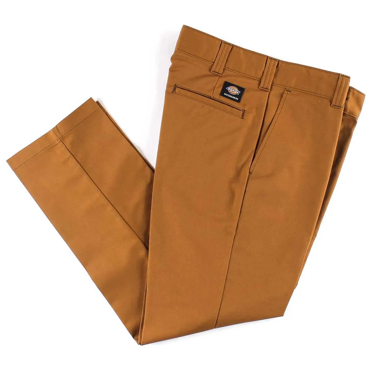 DICKIES Skateboarding Slim Straight Flex Pant Brown Duck