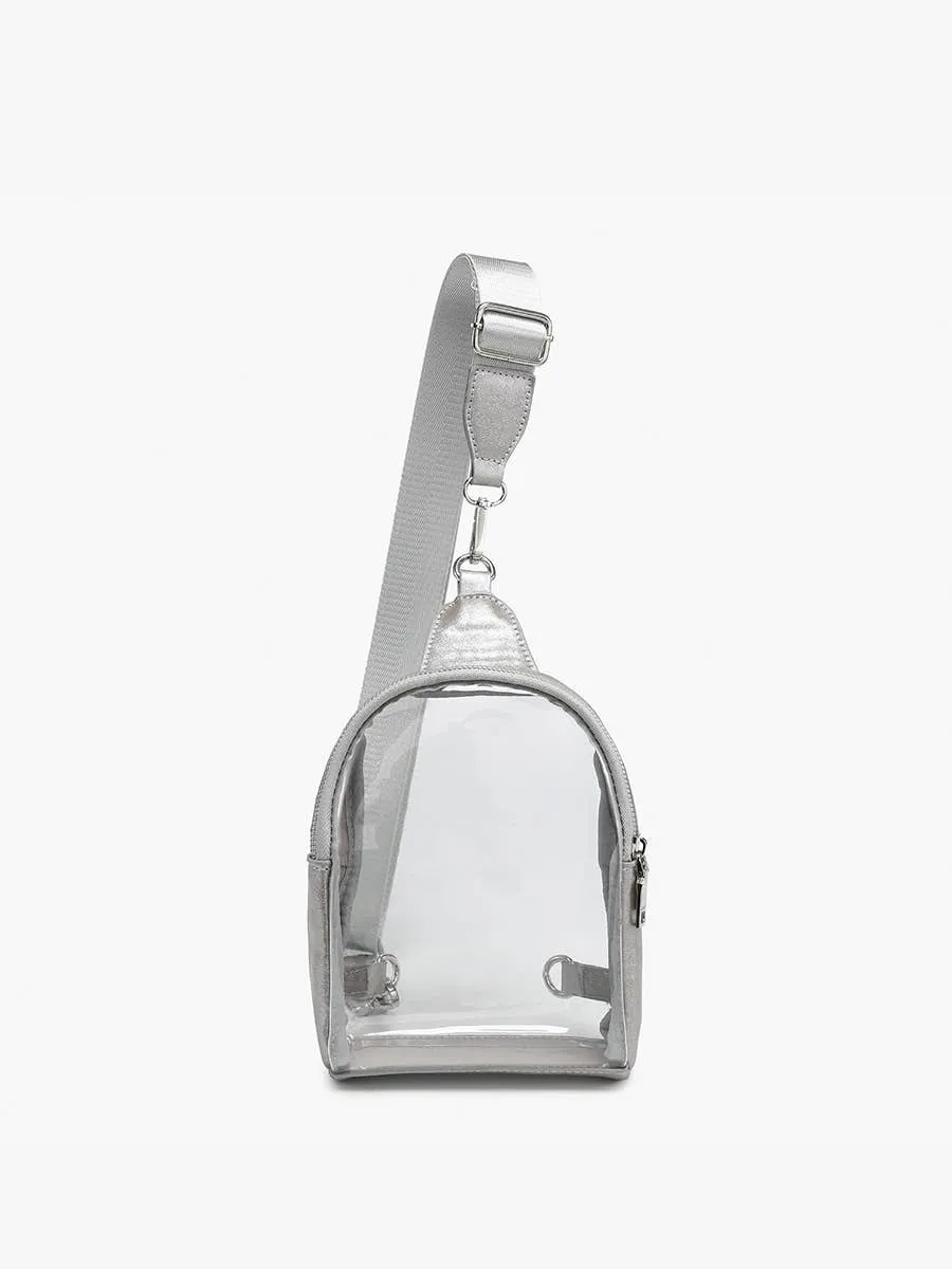 Ellen Clear Sling Bag w/ Removable Guitar Strap