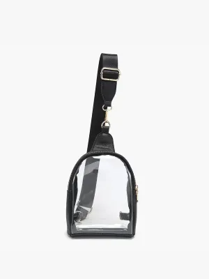 Ellen Clear Sling Bag w/ Removable Guitar Strap
