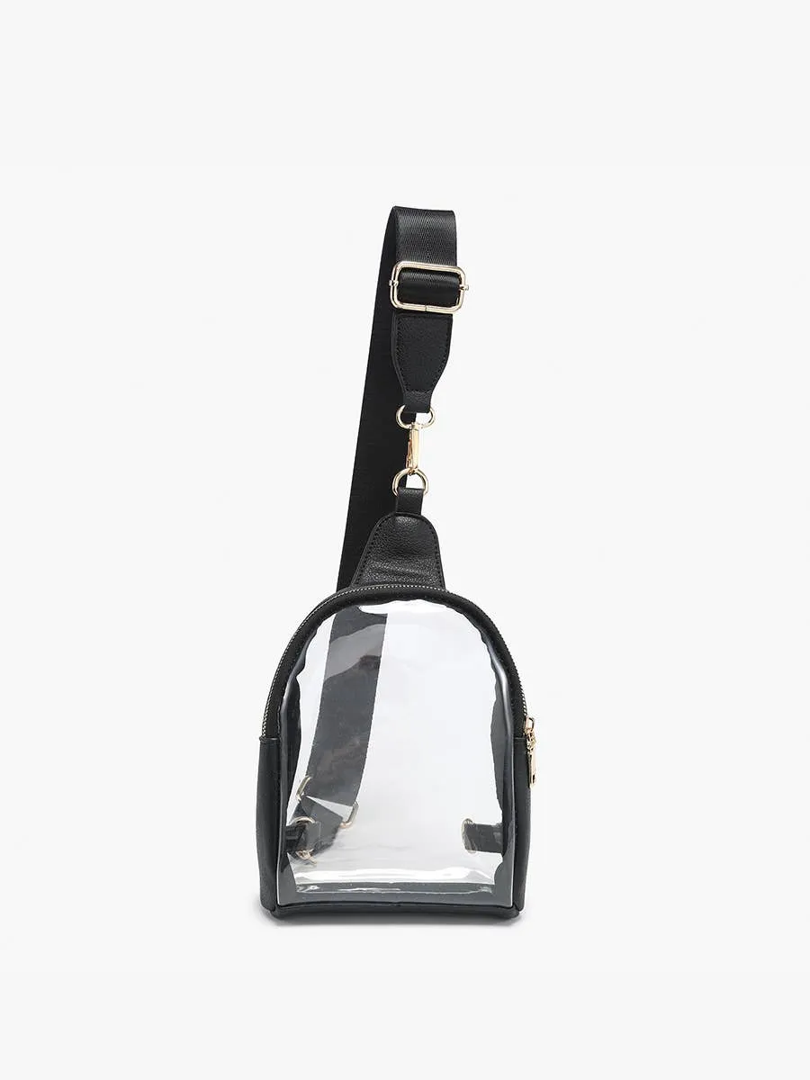 Ellen Clear Sling Bag w/ Removable Guitar Strap