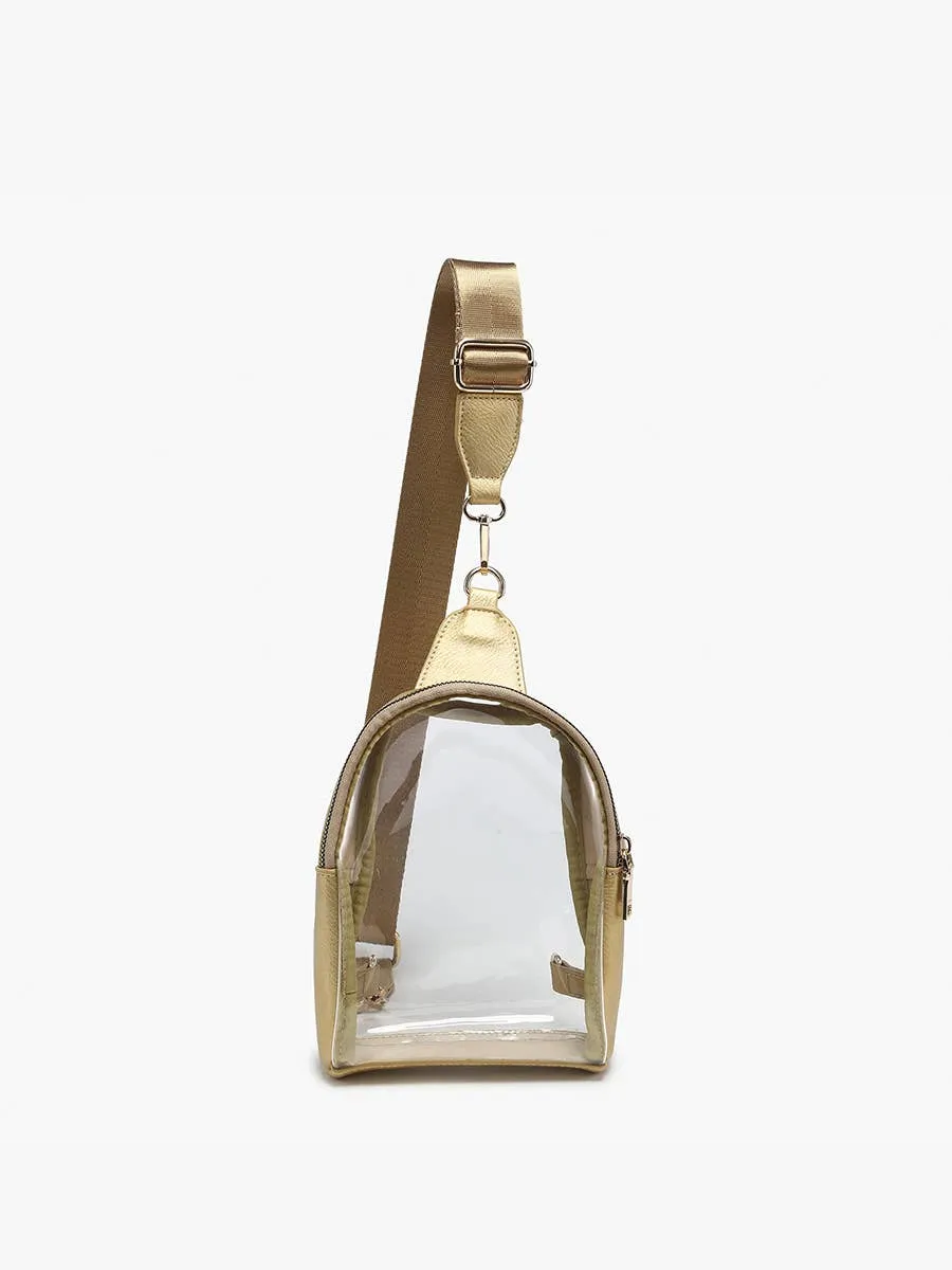 Ellen Clear Sling Bag w/ Removable Guitar Strap