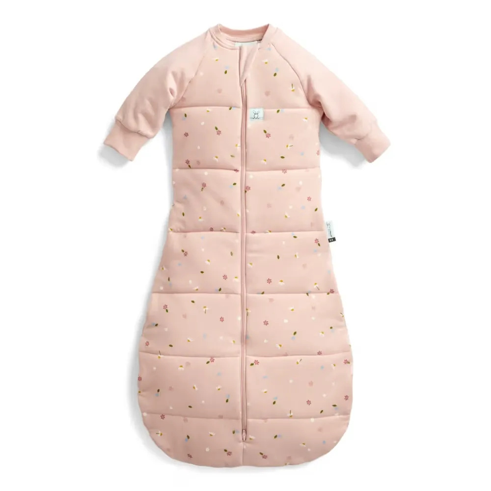 ergoPouch Jersey Sleeping Bag Long Sleeve TOG 3.5 - Daisies