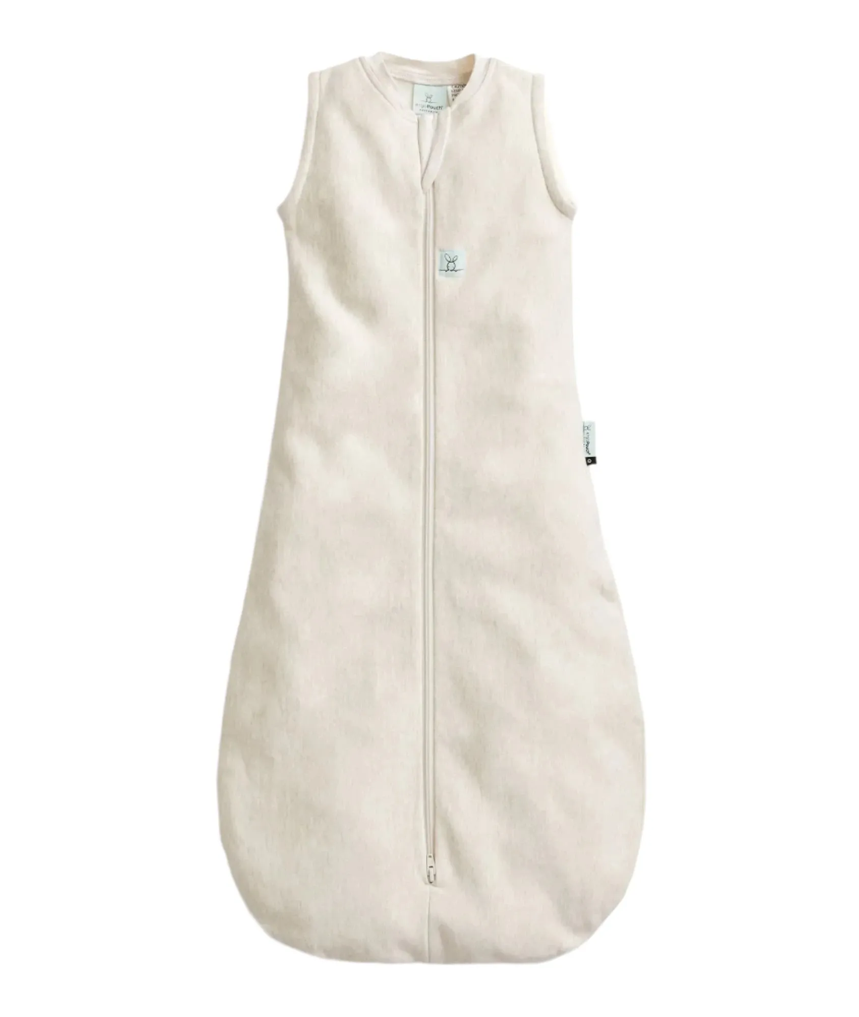 ergoPouch Organic All Year Jersey Sleeping Bag | 1.0 Tog | 3-12 Months - Oatmeal