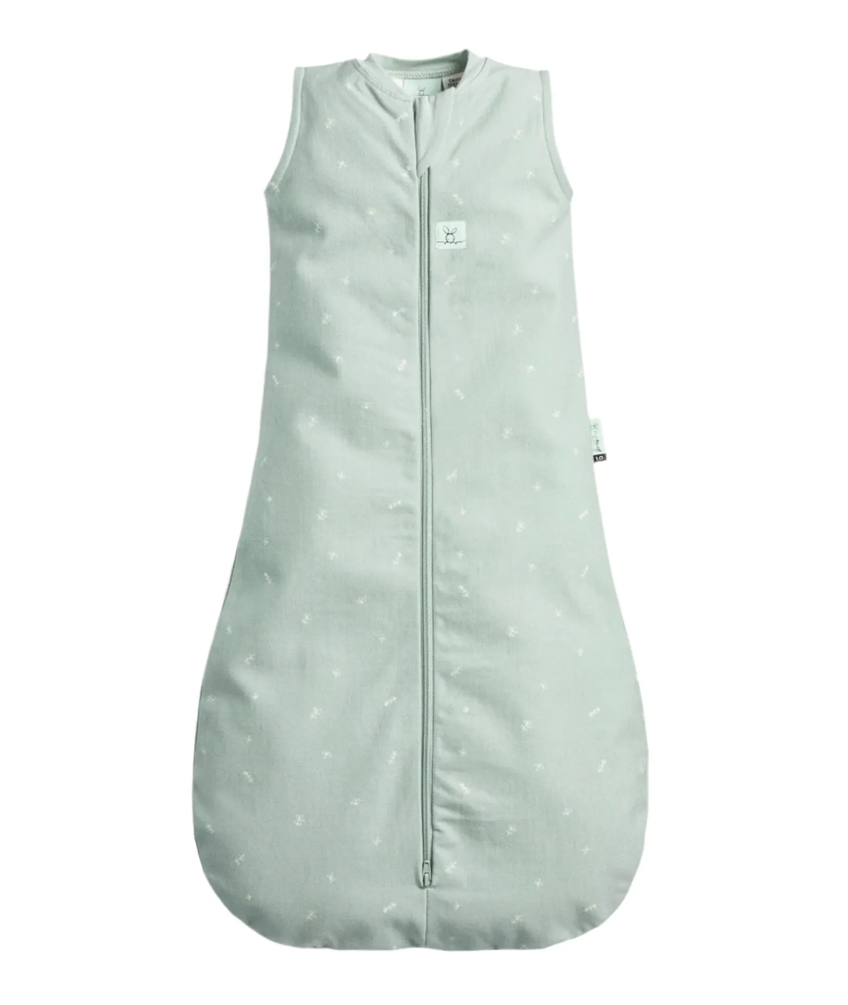 ergoPouch Organic All Year Jersey Sleeping Bag | 1.0 Tog | 3-12 Months - Sage