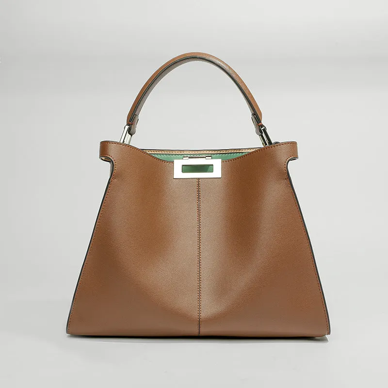 European And American Style Bucket Bag Women Fashion Leather Handbags