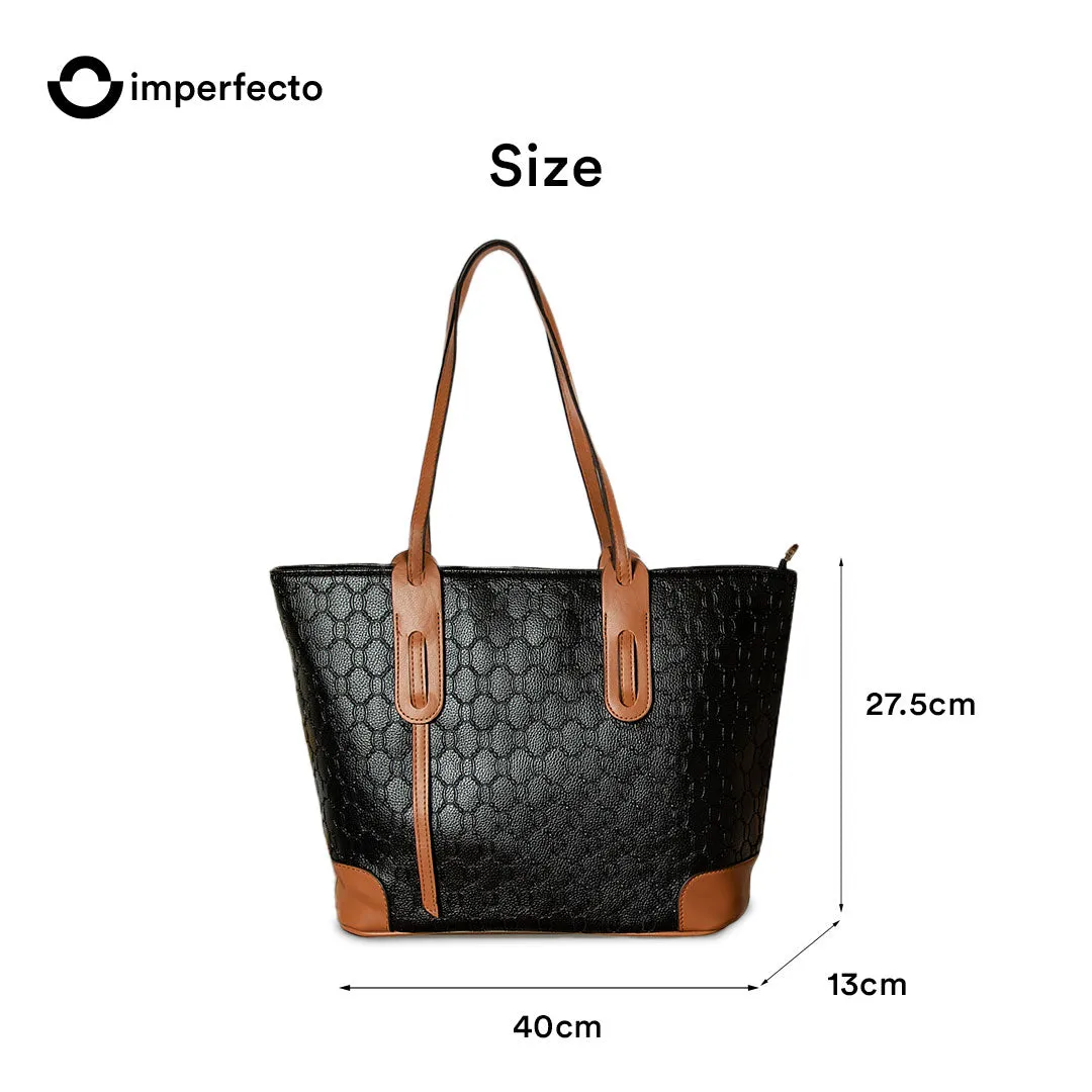 Everyday Tote Bag   wallet   mini pouch - Black