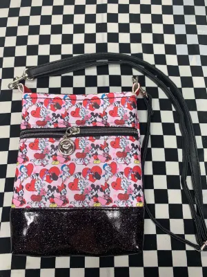 Favourite characters love fan art crossbody bag