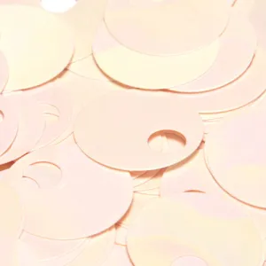 Flat Round Top Large Hole Sequin #22 Light Pink (Opaque Iris)